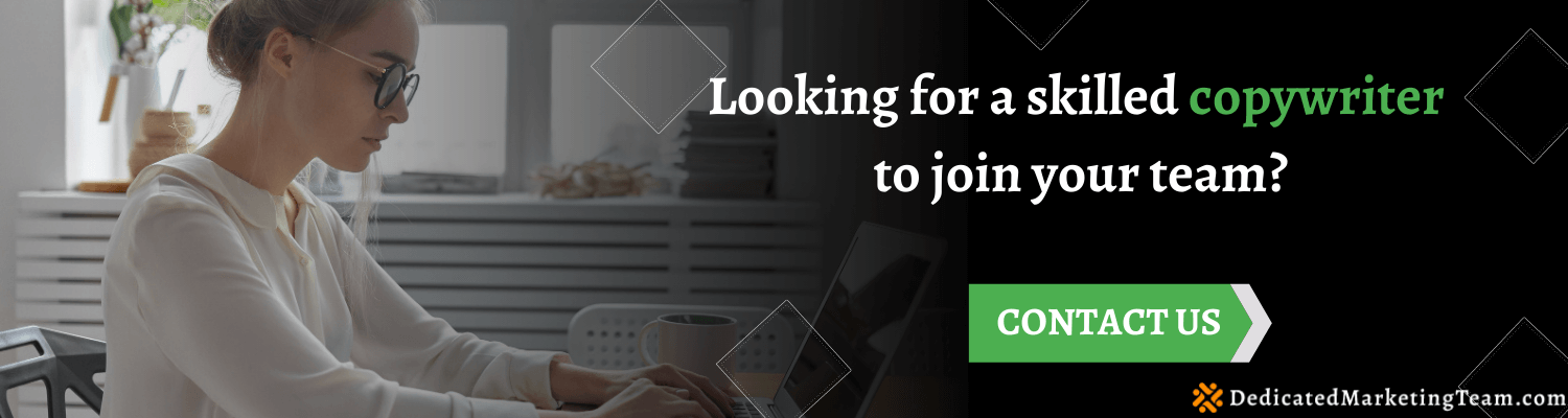 build a dedicated copywriting team